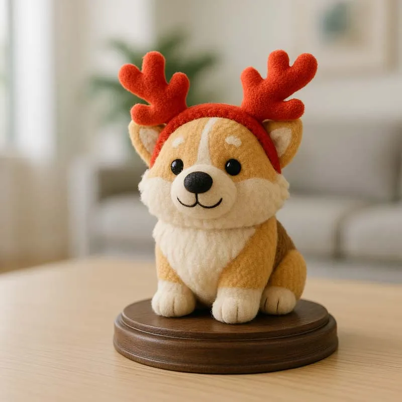 AIによりぬいぐるみ風アートに変換された写真